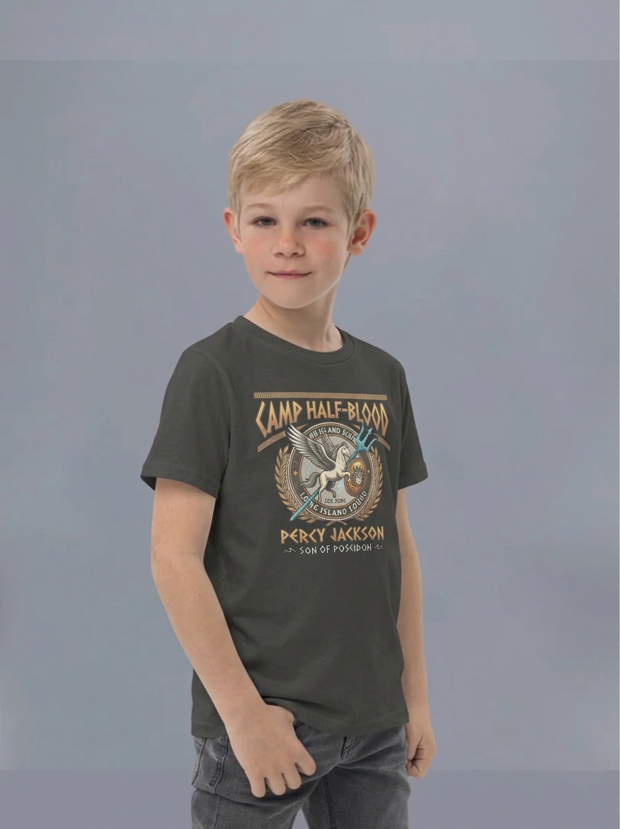 Poseidon® Camp Half blood  Unisex Garment Dyed Creator 2.0 Vintage T-Shirt | Stanley/Stella SATU041