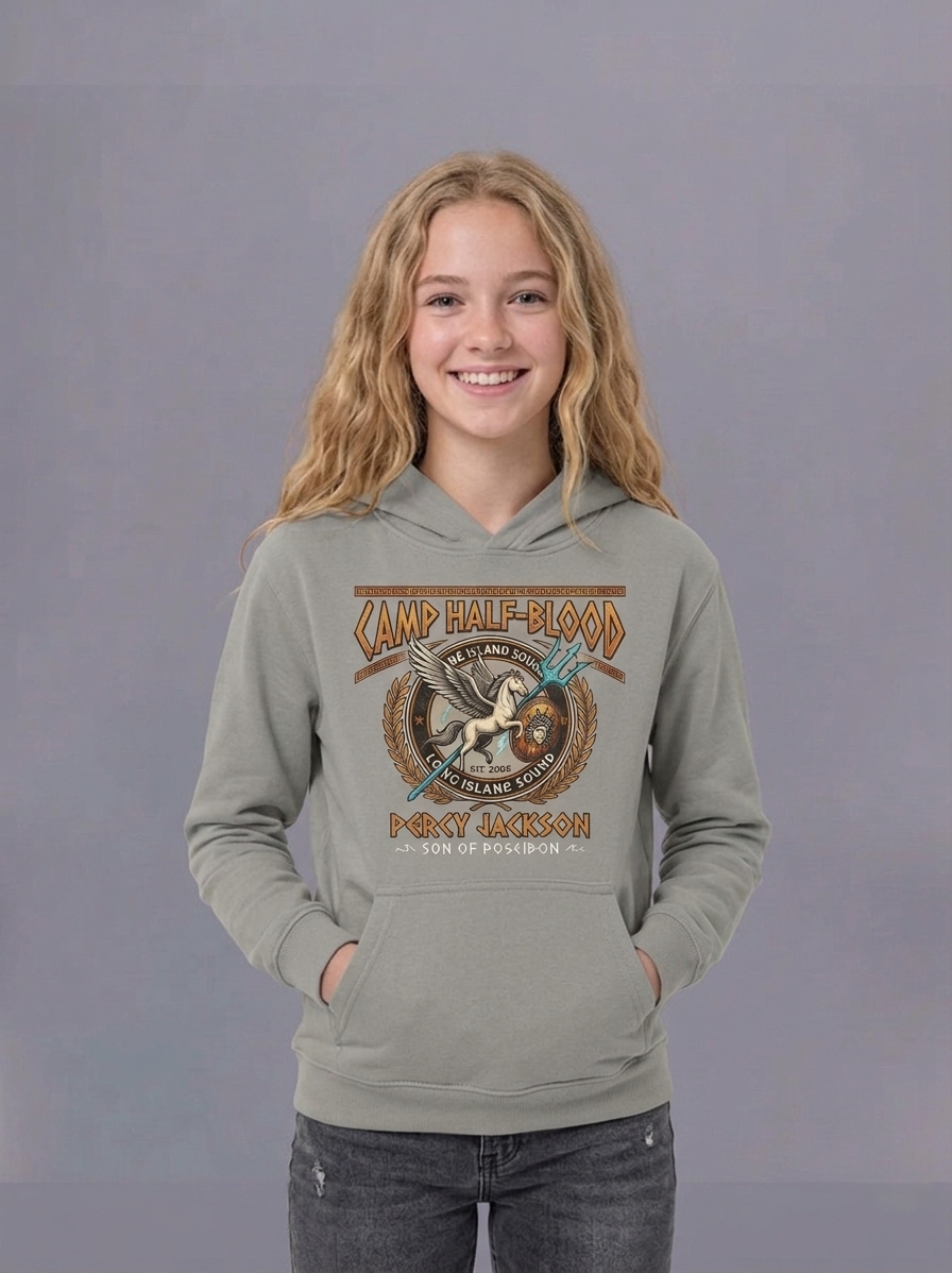 Poseidon® Camp Half blood  Youth lightweight hooded sweatshirt