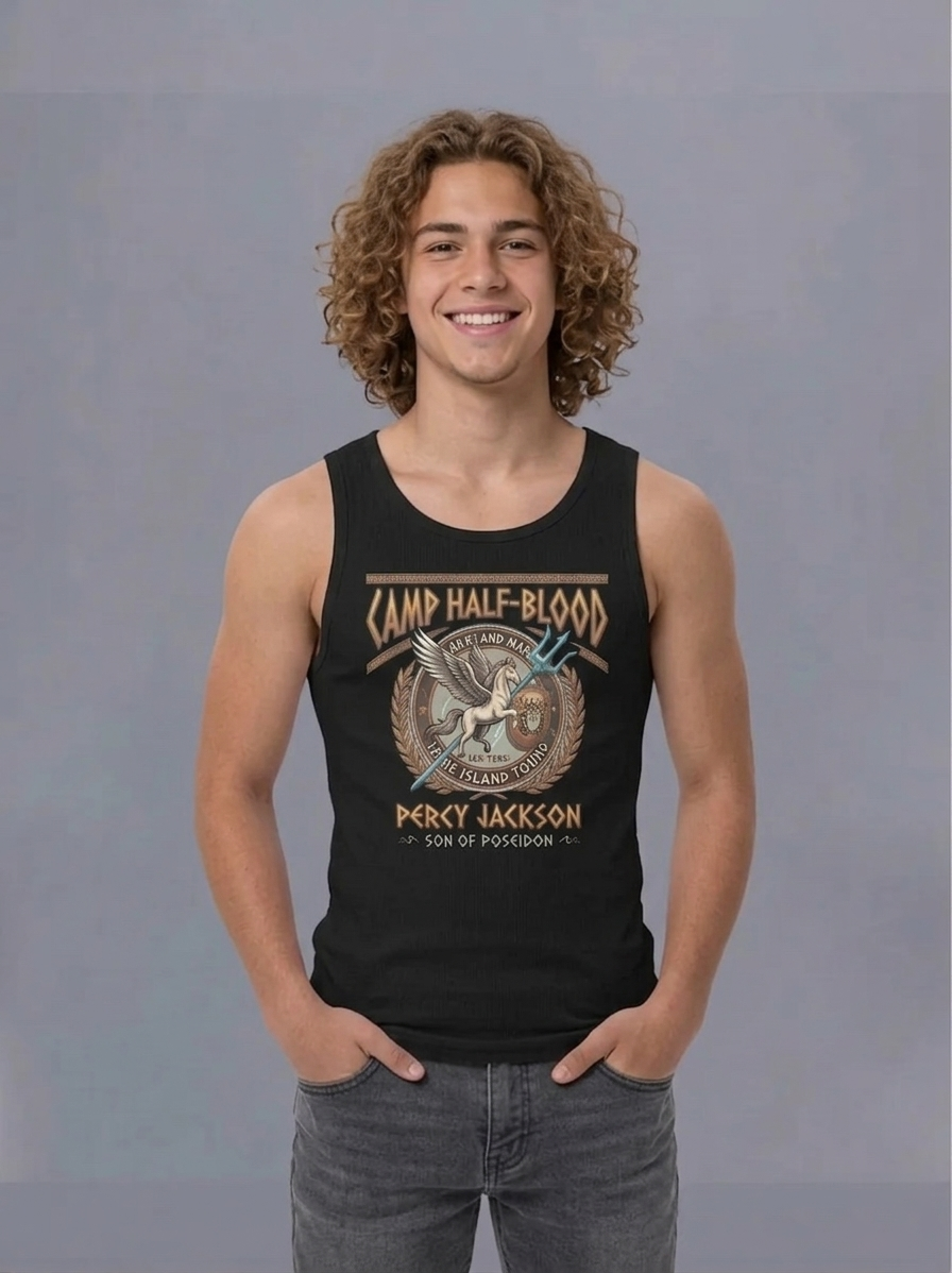 Poseidon® Camp Half blood  Men’s premium tank top